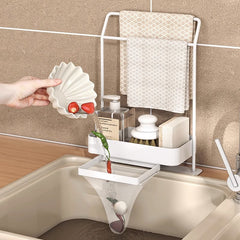 Rag Draining Kitchen Storage Rack – Kitchen Organizer | EaseNest