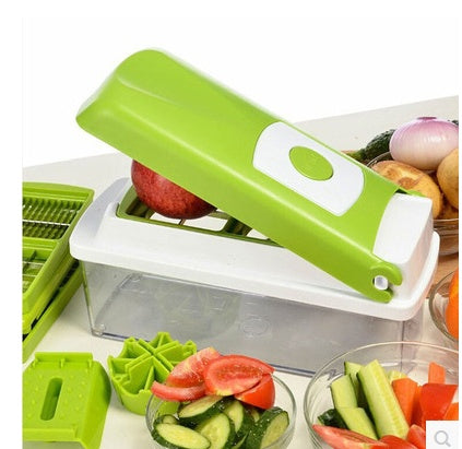 12pcs Multifunctional Vegetable Chopper – Kitchen Food Slicer & Dicer| EaseNest